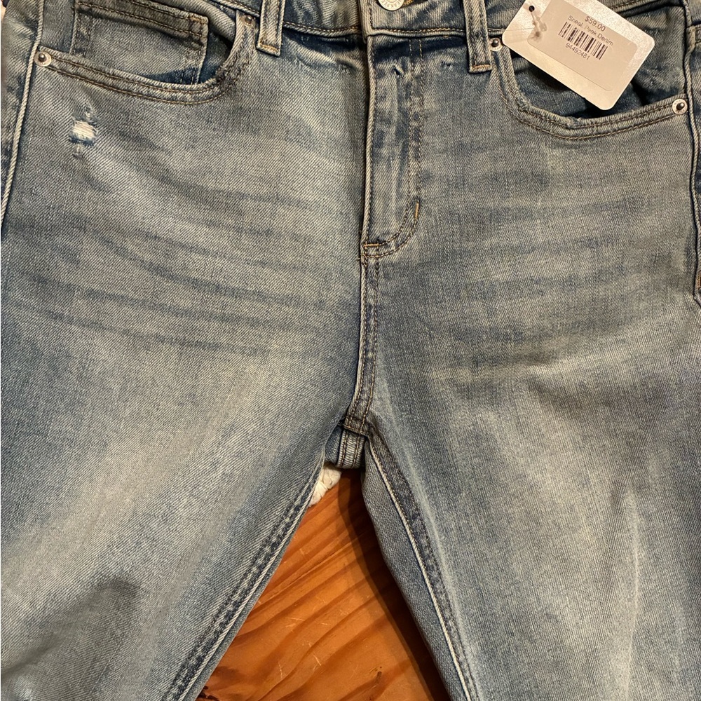 Sneak Peek Light Blue High Rise Slim fit Denim Jeans, size 26 NWT - Picture 3 of 10